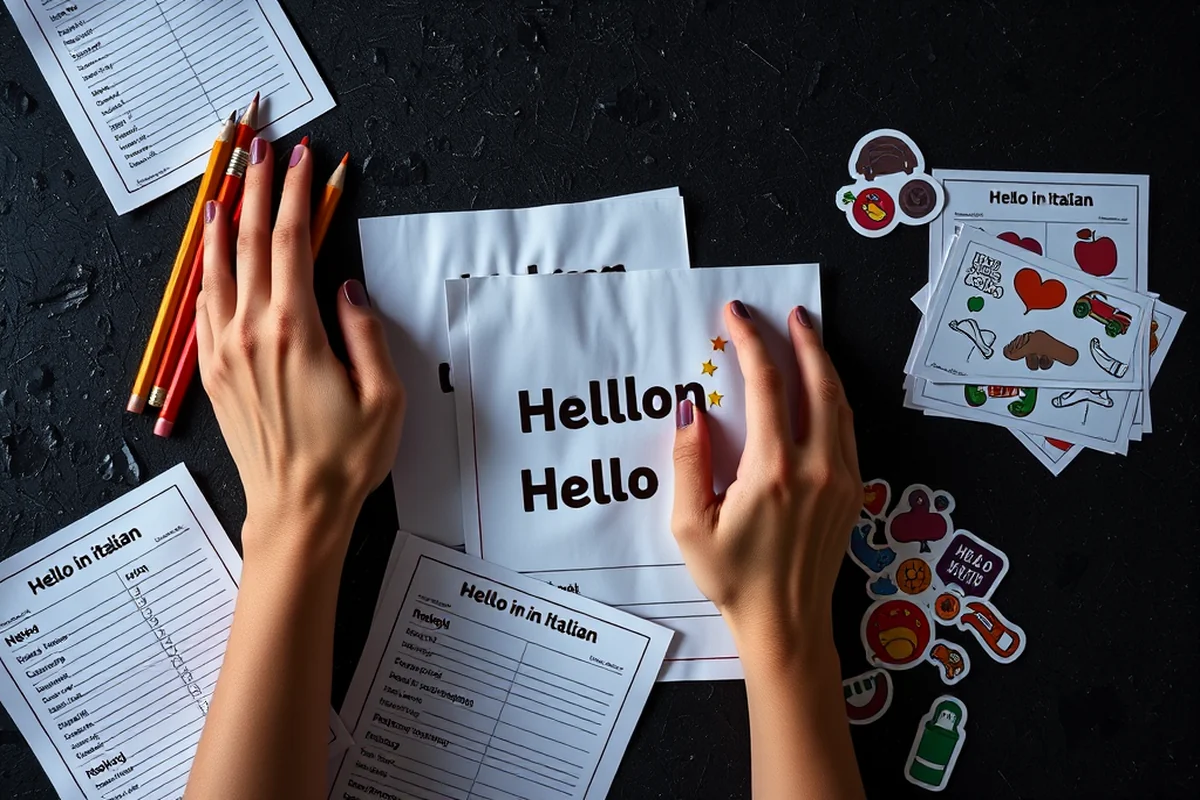 hello in italian — Hello In Italian (the finished result)