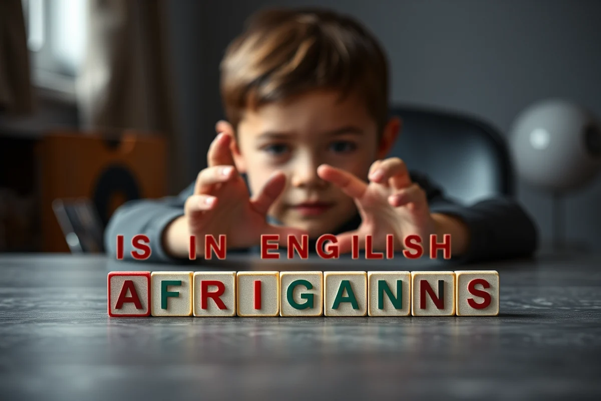 is in english from afrikaans — Is In English From Afrikaans (step by step)